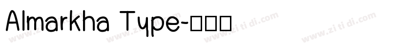 Almarkha Type字体转换